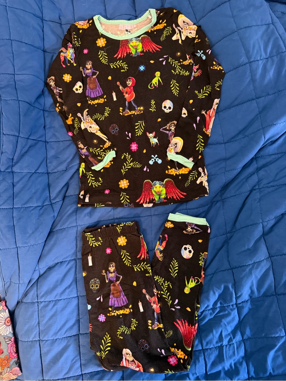 Lama Littles Disney’s Coco Long Sleeve Pants PJ Set 4T GUC